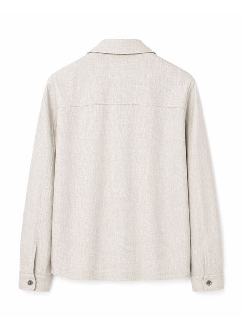 Giacca in lino con zip MANUEL RITZ | 4032H8407 263144.22